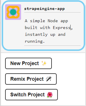 choose name and description for your app