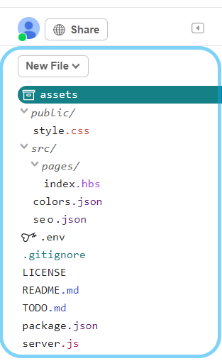 Glitch files and folders