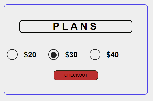 stripe subscription frontend ui