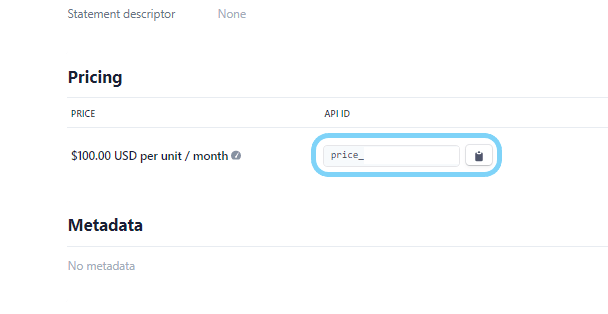 stripe price api id